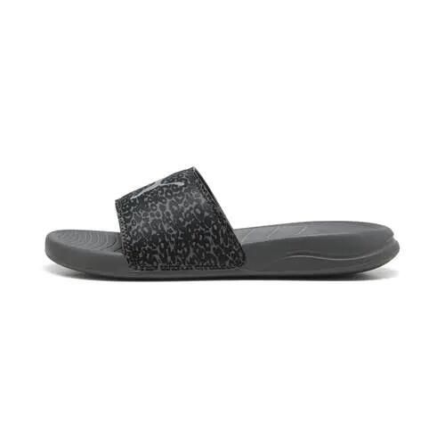 Klapki damskie Puma Popcat 20 Feline. Szare klapki Puma, bez wzorów, z materiału, bez obcasa. Za 241.00 zł.