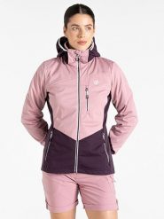 Dare 2b Kurtka softshellowa "Lexan II" w kolorze fioletowo-jasnoróżowym rozmiar: 34. Różowe kurtki sportowe Dare 2b, bez wzorów, bez kaptura, outdoorowe. Za 300.45 zł.