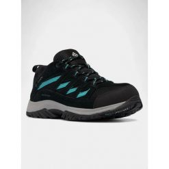 Wodoodporne buty turystyczne damskie Columbia Crestwood WP. Czarne trekkingi Columbia, trekkingowe. W wyprzedaży za 359.00 zł.