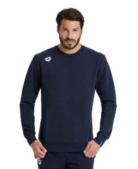 Bluza Arena Crew Solid. Niebieskie bluzy Arena, xl, bez wzorów, z bawełny, bez kaptura. Za 296.00 zł.