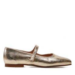 Baleriny Balagan. Żółte baleriny BALAGAN, bez wzorów, bez obcasa. Za 439.99 zł.
