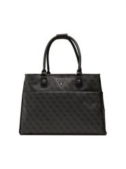 Guess Torebka Jesco (B8) Travel TWB838 99190 Czarny. Czarne shopper Guess, z aplikacjami, ze skóry, bez dodatków. Za 489.99 zł.