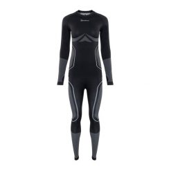 Komplet bielizny termoaktywnej damskiej OneTeam Achill W Set. Czarne bielizna sportowa ONETEAM, s, bez wzorów. Za 89.99 zł.