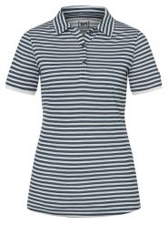 Super.natural Koszulka polo w kolorze granatowo-białym rozmiar: S. Białe bluzki super.natural, s, bez wzorów, z wełny, bez kołnierzyka, bez ramiączek. Za 152.99 zł.