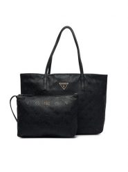 Guess Torebka Victtoria HWPG95 14280 Czarny. Czarne shopper Guess, z aplikacjami, ze skóry, bez dodatków. Za 674.99 zł.