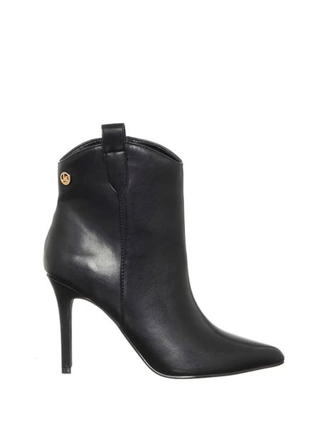 Liu Jo Botki w kolorze czarnym rozmiar: 41. Czarne botki Liu Jo, bez wzorów, z materiału, bez obcasa, na szpilce, bez zapięcia. Za 161.73 zł.