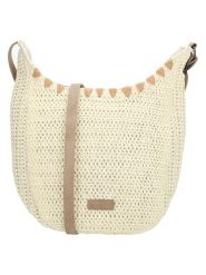 Beagles Torebka "Mallorca" w kolorze beżowym - 35 x 22 cm rozmiar: onesize. Brązowe torby na ramię Beagles, bez wzorów, z materiału, na ramię, bez dodatków. Za 78.99 zł.