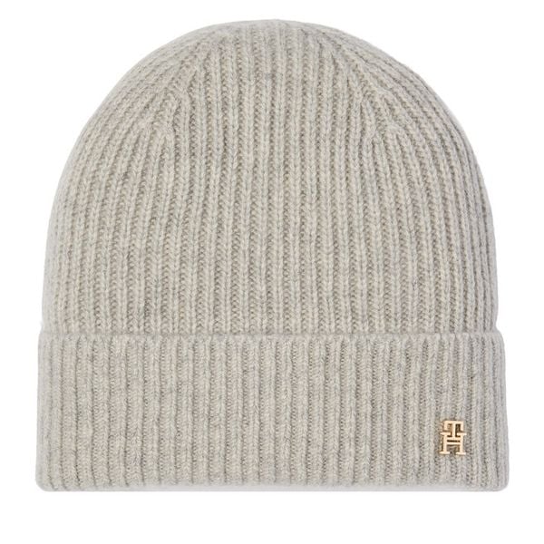 Czapka Tommy Hilfiger. Szare czapki TOMMY HILFIGER, bez wzorów. Za 369.99 zł.