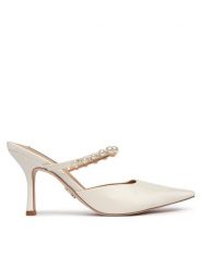 Steve Madden Klapki Brecki-P 11003668 Biały. Białe klapki Steve Madden, bez wzorów, z materiału, bez obcasa. Za 599.99 zł.