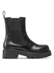 Vagabond Shoemakers Sztyblety Cosmo 2.0 5249-601-20 Czarny. Czarne botki Vagabond Shoemakers, bez wzorów, ze skóry, bez obcasa, na płaskiej podeszwie, bez zapięcia. Za 719.99 zł.