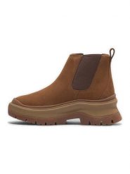 Timberland Skórzane sztyblety "Roxie Lane" w kolorze brązowym rozmiar: 39,5. Brązowe botki Timberland, bez zapięcia. Za 393.12 zł.