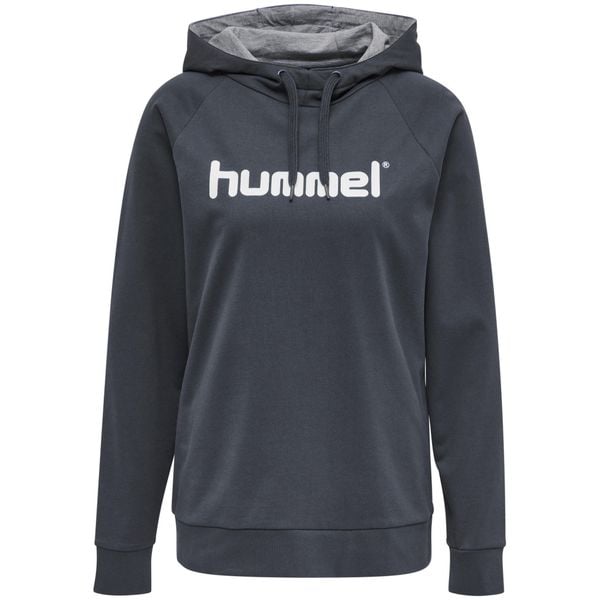 Damska bluza z kapturem Hummel Hmlgo Logo. Szare bluzy Hummel, s, bez wzorów, z bawełny, z kapturem. Za 165.00 zł.