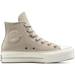 Buty sportowe Converse Chuck Taylor All Star Lift. Brązowe obuwie sportowe Converse, bez zapięcia, na fitness i siłownię. Za 690.00 zł.