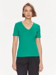 Tommy Hilfiger T-Shirt New Cody WW0WW40584 Zielony Slim Fit. Zielone t-shirty TOMMY HILFIGER, xxs, bez wzorów, z bawełny, bez kołnierzyka, bez ramiączek. Za 219.99 zł.