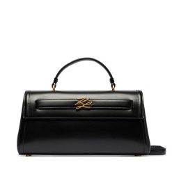 Torebka KARL LAGERFELD. Czarne torebki klasyczne KARL LAGERFELD, bez wzorów, bez dodatków. Za 1,399.00 zł.