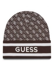 Guess Czapka W4BZ21 Z3JD2 Brązowy. Brązowe czapki Guess, z aplikacjami, z materiału. Za 179.99 zł.