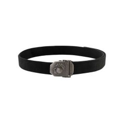 Pasek parciany USMC. Czarne spodnie sportowe HELIKON-TEX, bez wzorów, trekkingowe. Za 59.99 zł.