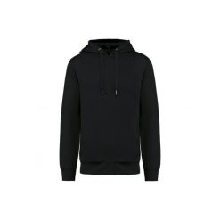 Ekologiczna bluza z kapturem Kariban French Terry. Czarne bluzy KARIBAN, xl, bez wzorów, z bawełny, z kapturem. Za 247.00 zł.