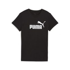 Damska koszulka ESS No. 1 Logo PUMA Black. Białe bluzki Puma, l, bez wzorów, z gumy, sportowe, bez kołnierzyka, bez ramiączek. Za 99.00 zł.