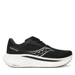 Buty do biegania Saucony. Czarne obuwie sportowe Saucony, bez zapięcia, do biegania. Za 699.99 zł.