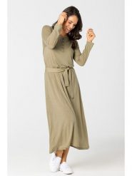 Super.natural Sukienka w kolorze oliwkowym rozmiar: S. Brązowe sukienki super.natural, s, bez wzorów, z tkaniny, bez kołnierzyka, bez ramiączek, maxi. Za 152.99 zł.