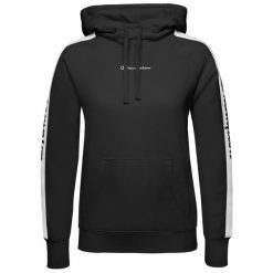 BLUZA DAMSKA SPORTOWA Z KAPTUREM CHAMPION HOODED SWEATSHIRT S KOLOR CZARNY. Czarne bluzy Champion, l, bez wzorów, z bawełny, z kapturem. Za 150.60 zł.