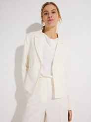 More & More Krótka marynarka Kobiety biały, 44. Białe marynarki i żakiety More & More, bez wzorów, z wiskozy, eleganckie. Za 479.95 zł.
