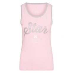 Damski tank top Imperial Riding Shimmer. Czerwone topy IMPERIAL RIDING, bez wzorów, bez kołnierzyka, bez ramiączek. Za 140.50 zł.