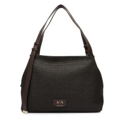 Torebka Armani Exchange. Brązowe torebki klasyczne Armani Exchange, bez wzorów, bez dodatków. Za 939.99 zł.