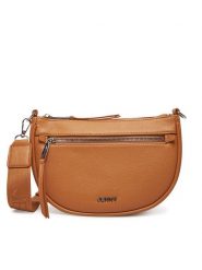 JENNY Torebka C-JNY-M-002-08 Brązowy. Brązowe listonoszki Jenny, bez wzorów, z materiału, bez dodatków. Za 129.99 zł.