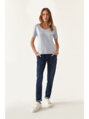 TATUUM Dżinsy - Regular fit - w kolorze granatowym rozmiar: 40. Niebieskie jeansy Tatuum, z aplikacjami. Za 158.47 zł.