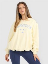 4F Bluza dresowa nierozpinana bez kaptura damska - żółta L. Żółte bluzy sportowe 4f, l, bez wzorów, z bawełny, bez kaptura. Za 149.99 zł.