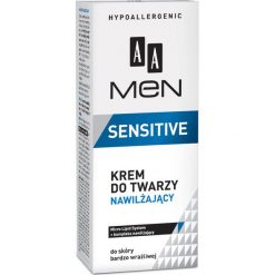 AA Cosmetics AA Men Sensitive krem do twarzy nawilżający 50ml + żel do mycia twarzy 150ml gratis. Kremy do twarzy marki AA Cosmetics. Za 18.38 zł.