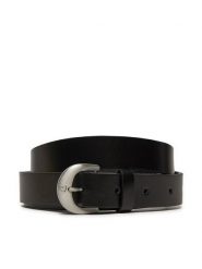 Calvin Klein Jeans Pasek Damski Classic Casual Pin K60K612765 Czarny. Czarne paski Calvin Klein Jeans, bez wzorów, z jeansu, casualowe. Za 119.99 zł.