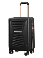 Puccini Walizka "Malibu" w kolorze czarnym - 36 x 55 x 20 cm rozmiar: onesize. Czarne walizki Puccini, bez wzorów. Za 297.26 zł.