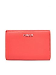 HUGO Duży Portfel Damski Mel Multi 50535953 Koralowy. Pomarańczowe portfele Hugo, bez wzorów, ze skóry. Za 299.99 zł.