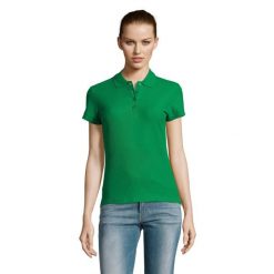 Damska Koszulka Polo Passion. Zielone koszulki polo SOL'S, s, bez wzorów, bez kołnierzyka, bez ramiączek. Za 68.99 zł.