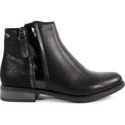 BOTKI DAMSKIE TS 8158 CZA. Botki T.Sokolski, bez wzorów, z futra, bez obcasa, bez zapięcia. Za 99.00 zł.