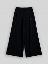 4F Spodnie dresowe z szerokimi nogawkami z modalem damskie - czarne XL. Czarne spodnie dresowe 4f, l, bez wzorów, z dresówki. Za 189.99 zł.
