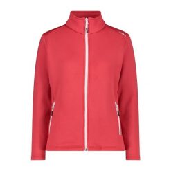 Damska rozciągliwa polarowa bluza z zamkiem CMP. Czerwone bluzy CMP, na zimę, bez wzorów, z polaru, bez kaptura. Za 323.50 zł.