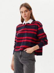 Guess Jeans Bluzka W5RP50 KCPS1 Kolorowy Regular Fit. Bluzki Guess Jeans, xxl, z aplikacjami, z bawełny, bez kołnierzyka, bez ramiączek. Za 159.99 zł.