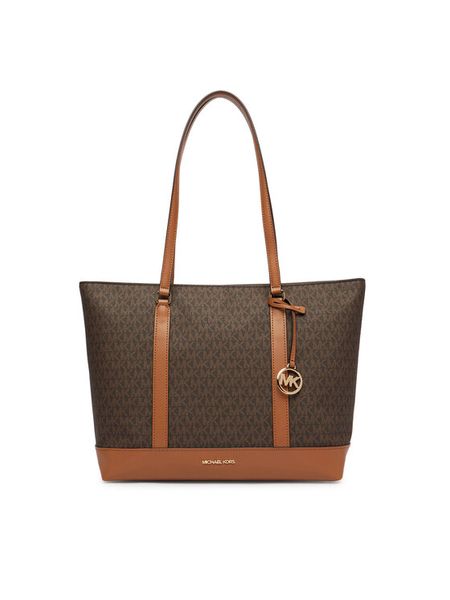 MICHAEL Michael Kors Torebka 30S6G3PT3B Brązowy. Brązowe torebki klasyczne MICHAEL Michael Kors, bez wzorów, ze skóry, bez dodatków. Za 758.99 zł.