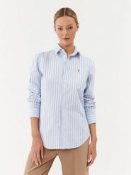 Polo Ralph Lauren Koszula 211891377004 Niebieski Regular Fit. Niebieskie koszule Polo Ralph Lauren, bez wzorów, z bawełny, bez kołnierzyka, bez ramiączek. Za 499.99 zł.