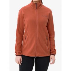 Bluza polarowa damska Vaude Rosemoor Fleece Jacket II. Czerwone bluzy Vaude, bez wzorów, z polaru, bez kaptura. Za 262.49 zł.