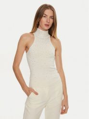 Marciano Guess Golf 4BGR37 5439Z Écru Regular Fit. Golfy Marciano Guess, s, z aplikacjami, z wiskozy, bez ramiączek. Za 289.99 zł.