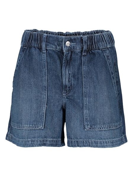 GAP Szorty dżinsowe w kolorze niebieskim rozmiar: XL. Niebieskie szorty GAP, bez wzorów, z podwyższonym stanem. Za 87.40 zł.