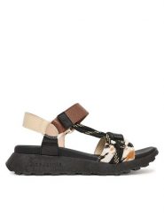 Hispanitas Sandały CHV264869 C004 Kolorowy. Sandały Hispanitas, bez wzorów, ze skóry, bez obcasa, na płaskiej podeszwie, bez zapięcia. Za 589.99 zł.