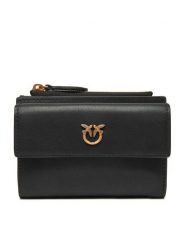 Pinko Duży Portfel Damski Compact Wallet . AI 24-25 PCPL 103612 A0F1 Czarny. Czarne portfele Pinko, bez wzorów, ze skóry. Za 749.99 zł.