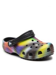 Klapki Crocs. Czarne klapki Crocs, bez wzorów, bez obcasa. Za 249.99 zł.