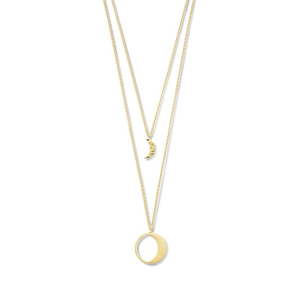 Violet Hamden Naszyjnik Violet Hamden Luna Luminous - 925 sterling silver i pozłacany Naszyjniki 1 ct Damski. Szare naszyjniki Violet Hamden, pozłacane. Za 191.99 zł.